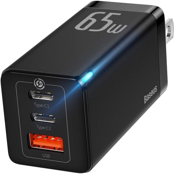 شارژر دیواری بیسوس CCGAN65UK توان 65 وات