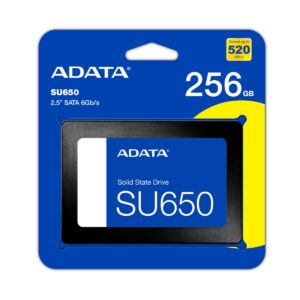 حافظه SSD ای‌دیتا SU650 ظرفیت 256 گیگابایت