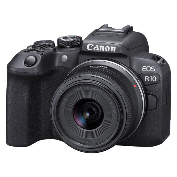 دوربین کانن EOS R10 با لنز RF-S 18-45mm دوربین کانن EOS R10 با لنز RF-S 18-45mm