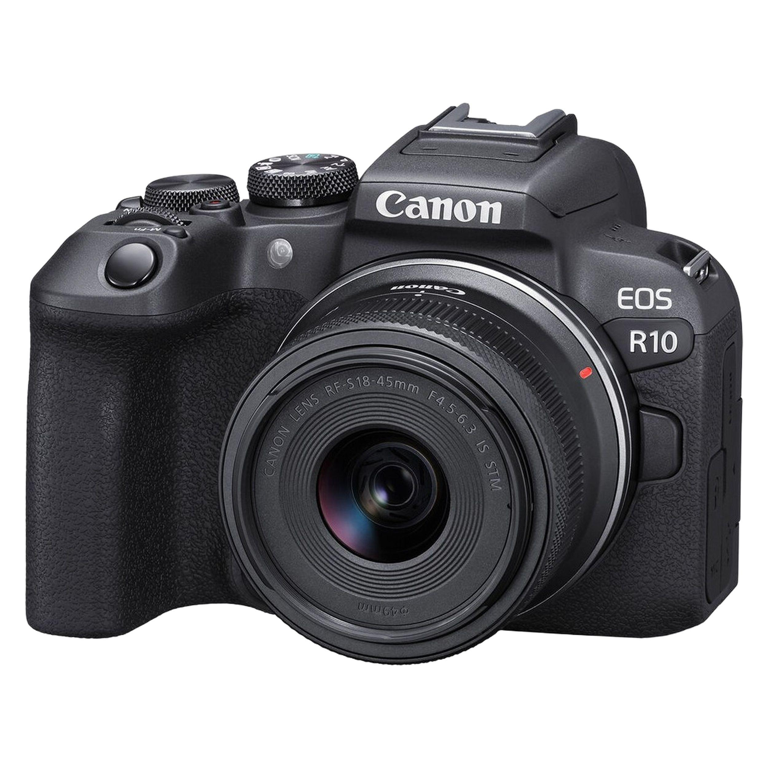 دوربین کانن EOS R10 با لنز RF-S 18-45mm