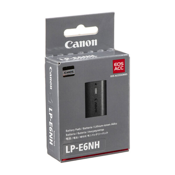 باتری اورجینال پک‌دار Canon LP-E6NH مناسب دوربین EOS R7