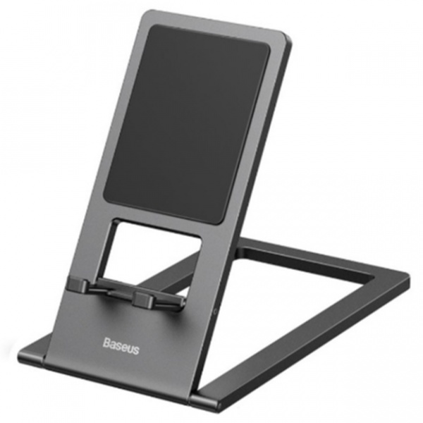nastolnyy-derzhatel-baseus-holder-foldable-metal-desktop-lukp000013-186471-0 پایه رومیزی تاشو Baseus LUKP000013